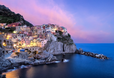 Manarola View At Sunset