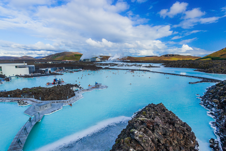 Reykjavik, Iceland. The Blue Lagoon geothermal spa.