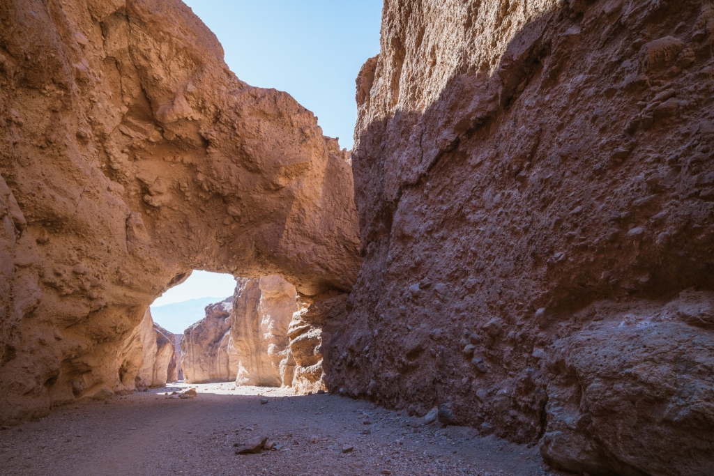 Death Valley National Park, California. Natural Bridge Canyon