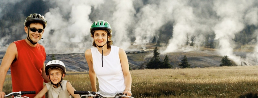 Bike Riding at Old Faithful