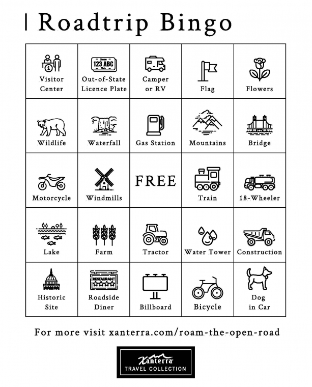 Roadtrip Bingo