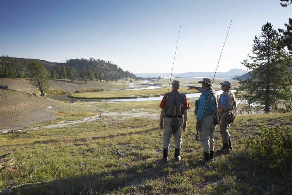 USA, Montana, Yellowstone National Park, Cameron, Firehole River