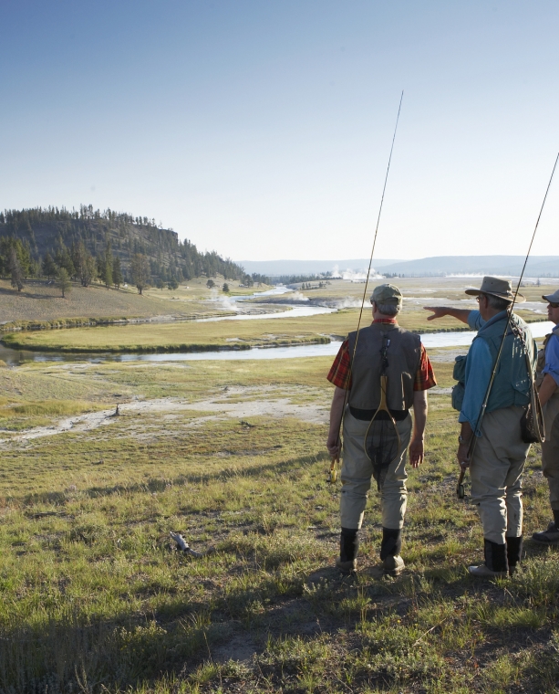 USA, Montana, Yellowstone National Park, Cameron, Firehole River