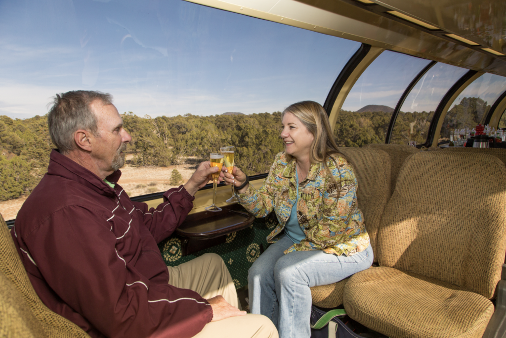 GCR Lux Dome Couple Champagne Toast