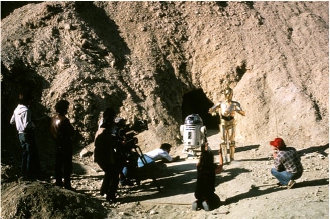 NPS photo Star Wars, a New Hope, was filmed in the national park a few decades ago, when that type of filming was permitted. Most of the filming done within the park for the movies would no longer be permitted due to modern prohibitions on commercial filming within the wilderness. Photo courtesy of the NPS.
