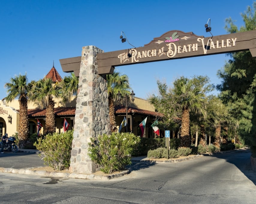 The Ranch at Death Valley entrance