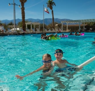Ranch pool kids