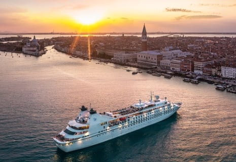 Windstar yacht in Venice