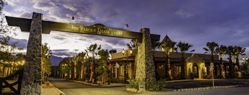 Entrance to The Ranch at Death Valley
