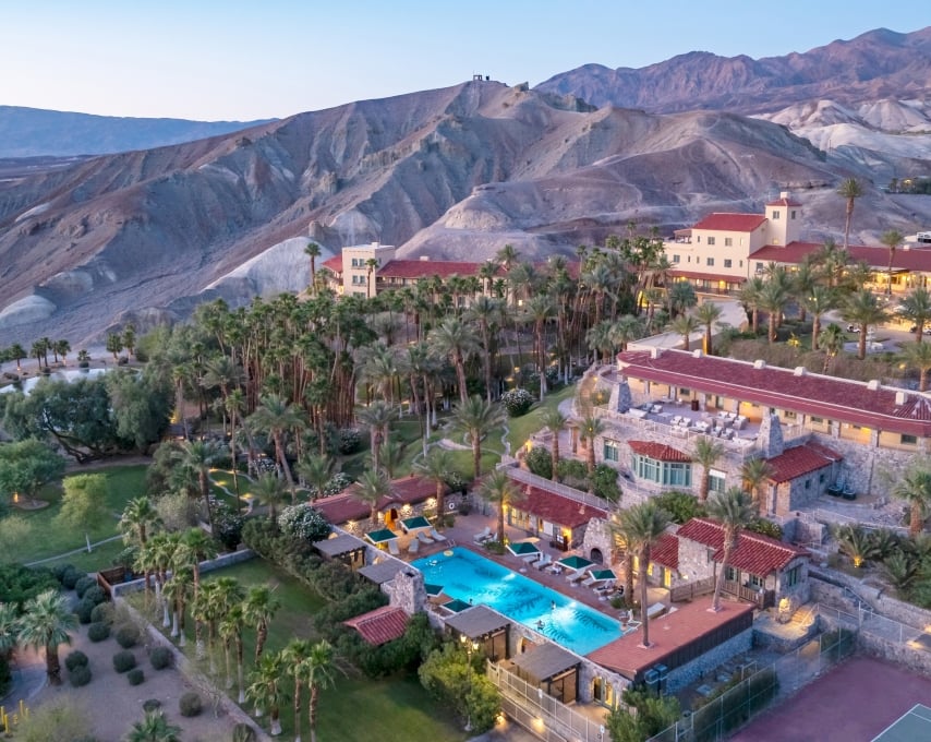 The Inn at Death Valley - Aerial shot