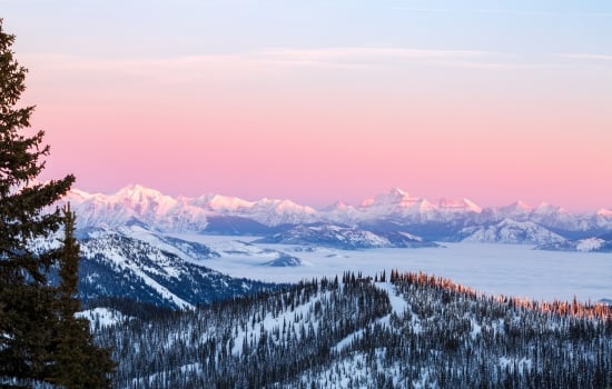 Glacier Winter Scenery
