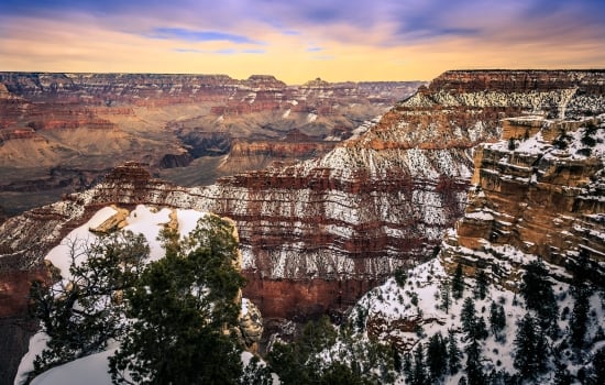 Grand Canyon in winter